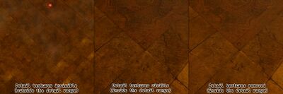 How Detail_dpndpn is used in the Mephiles boss arena to add details when the camera is close to the floor